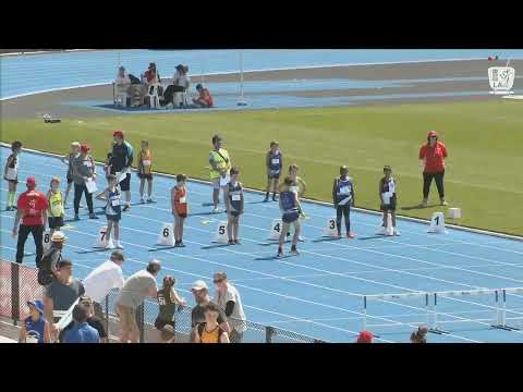 U10 Boys 60m Hurdles Timed Final 2: 2022 Commonwealth Bank State Track and Field Championships
