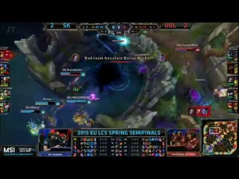 UoL vs SK Gaming - Baron Steal - Orianna PowerOfEvil - League of Legends