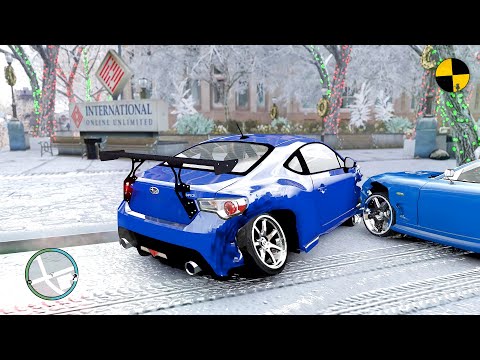GTA 4 Crash Testing Real Car Mods Ep.41