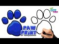 Blues Paw Print Blues Clues