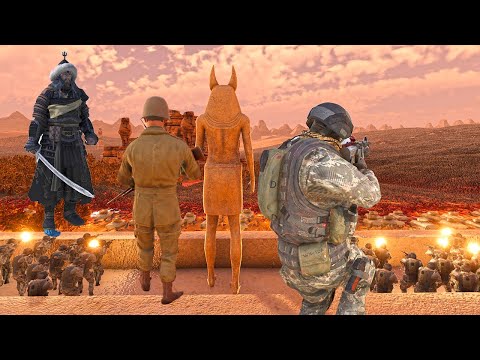 CAN PYRAMID GUARDS STOP 1,000,000 MILLION MONGOL ARMY ?? Ultimate Epic Battle Simulator 2 | UEBS 2