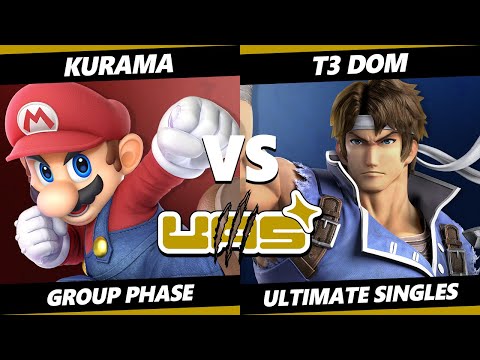 UAS: Finale - Kurama (Mario) Vs. T3 Dom (Richter) Smash Ultimate - SSBU