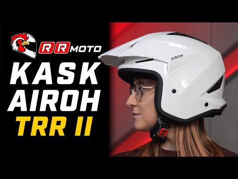 AIROH TRR II - lekkość i zaawansowana skorupa - motocyklowy kask trialowy