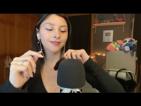 ASMR MIC BRUSHING & SCRATCHING 🫧🫧 mic trigger assortment