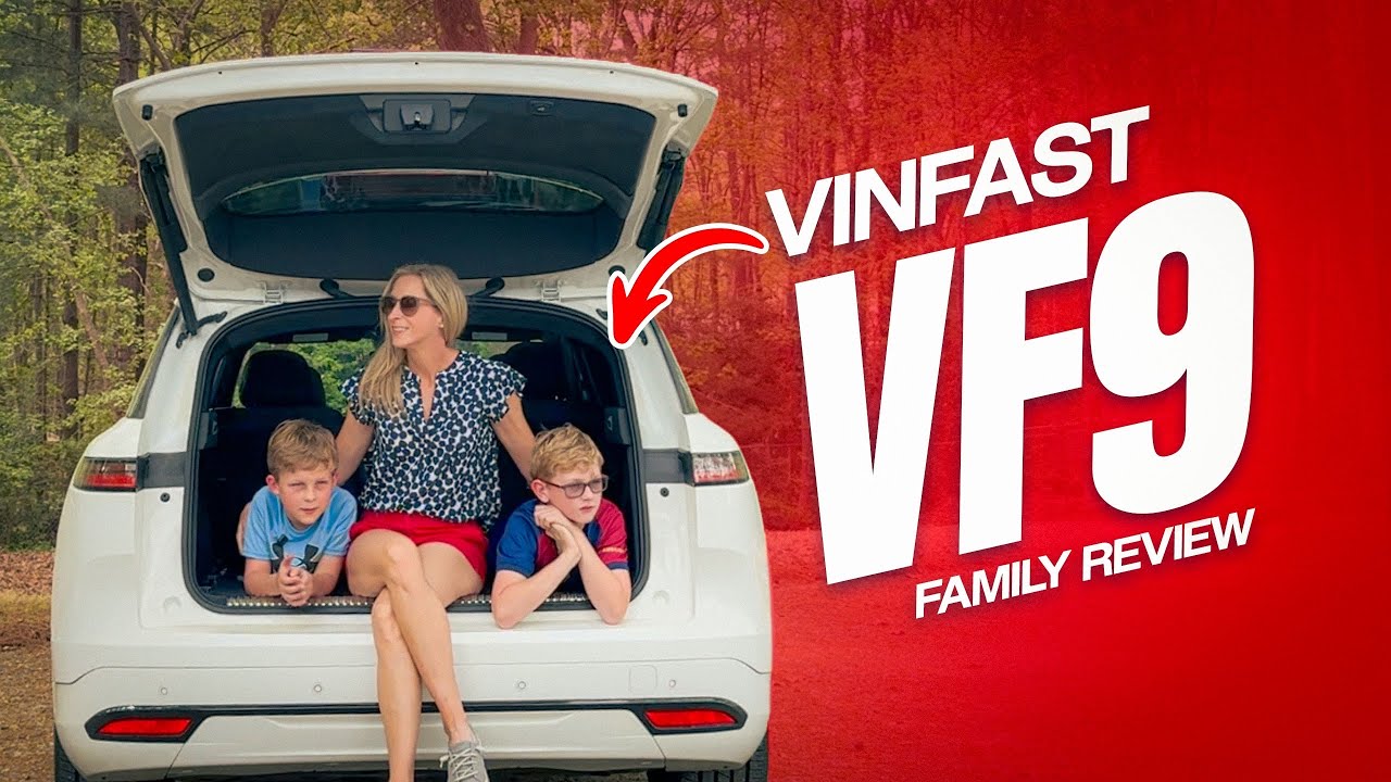 VinFast VF9 Full Review | Real Mom, Real Kids, Real Drive