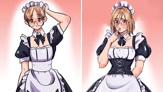 Maid To Serve | TG TF Comic Dub 155