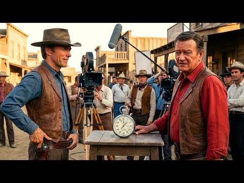 Clint Eastwood Drew His Gun in 0.20 Seconds—John Wayne's Reaction Made Movie HISTORY