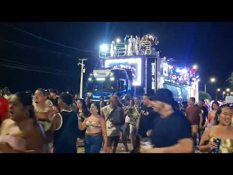 Escolha da Rainha do carnaval de Areia Branca - RN arrastão com psirico.