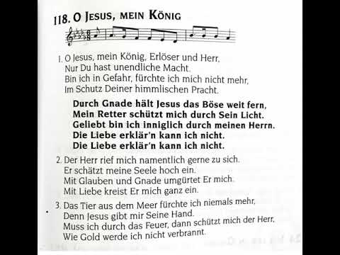 Hino 118 CCB em Alemão- O Jesus Mein König