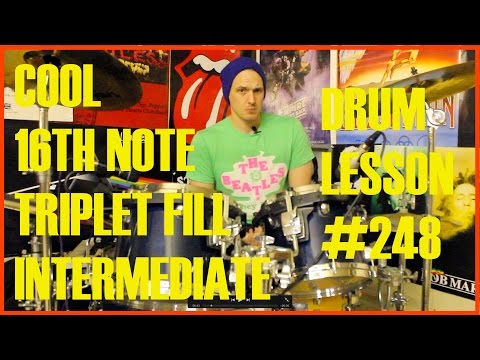 Cool Intermediate Sextuplet Drum Fill - Drum Lesson #248
