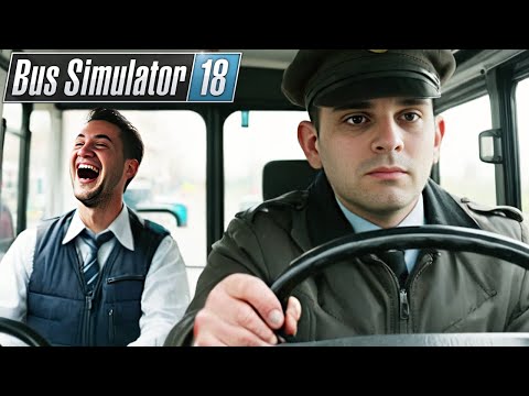 BUS SIMULATOR 18 #24 MULTIPLAYER - UN CONTROLLORE COMBINA GUAI w/Poderak - GAMEPLAY ITA