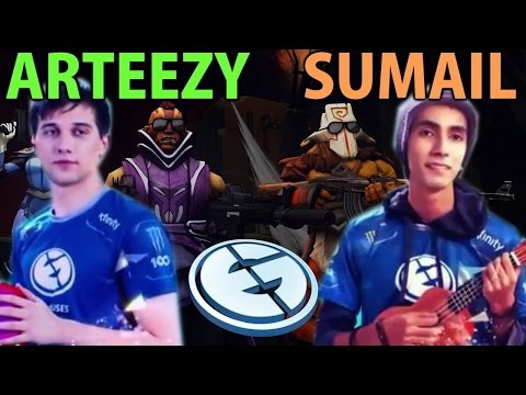 Arteezy [Anti Mage] & SumaiL [Juggernaut] Dota2 EG vs Secret- The Couple