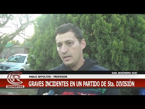 Incidentes en partido de juveniles de la Liga Cañadense