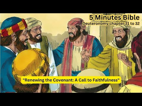 5 Minutes Bible | Deuteronomy 31-32 | Old Testaments #God #Jesus #Bible
