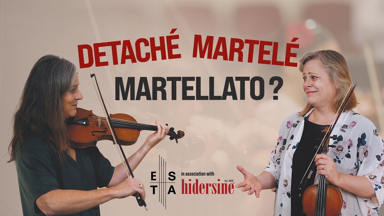 DÉTACHÉ, MARTELÉ & MARTELLATO - What exactly *IS* the difference? - Violin Techniques