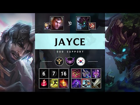 Jayce Support vs Maokai - KR Master Patch 25.12