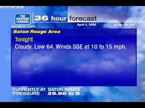 WeatherSTAR XL v.2 Emulator- Baton Rouge, LA