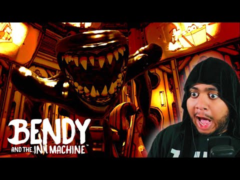 BEAST BENDY BOSS FIGHT!!! Bendy And The Ink Machine Chapter 5 (PS5)
