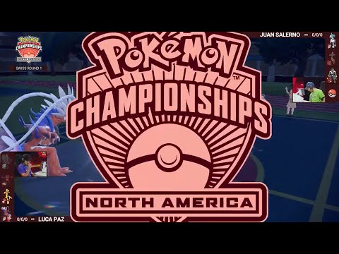 2024 NAIC #pokemonvgc  Day 1 l  Luca Paz VS Juan Salerno Round 1