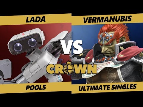 Crown 2019 SSBU - Lada (ROB) Vs. Vermanubis (Ganondorf) Smash Ultimate Tournament Pools