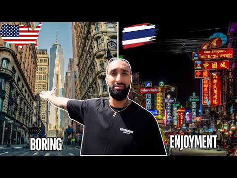 USA vs Thailand: I left this city for Thailand । Moving to Thailand 2024