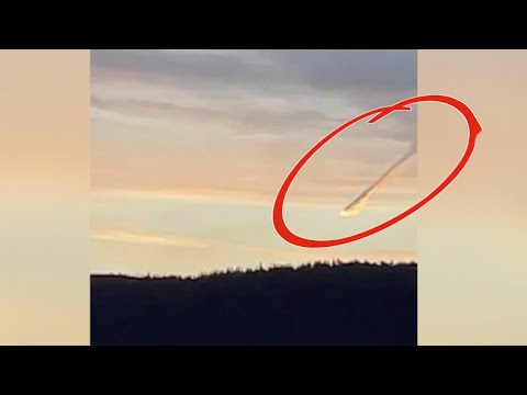 Mads fångade mystiskt himlafenomen på film