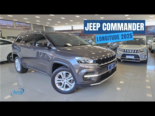 Vídeo JEEP COMMANDER 1.3 T270 TURBO FLEX LONGITUDE AT6