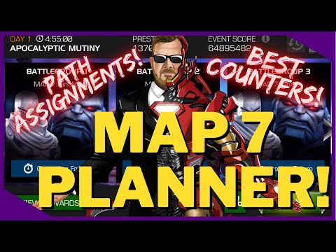 MAP 7 Alliance Quest Planning Help! Best Counters, Nodes, Paths + Individual Assignments!