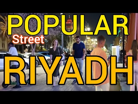 Inside Riyadh 2023 | Popular Street In Riyadh Saudi Arabia