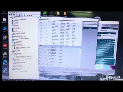 LG Wing F100N Make Dualsim Flash Qloader 9008 OK