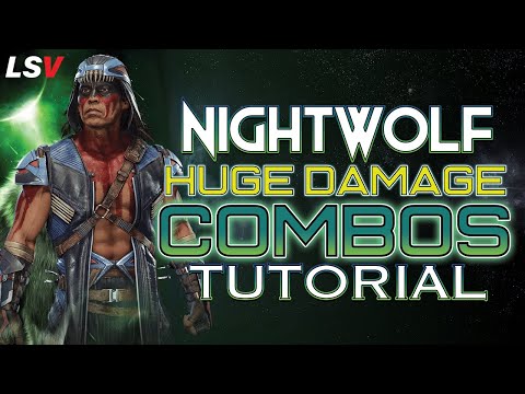 Nightwolf Best Combos (Big Damage w/Inputs) | Mortal Kombat 11