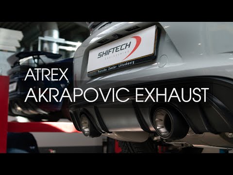 ATREX | Porsche 718 GTS 4.0 Akrapovic Exhaust