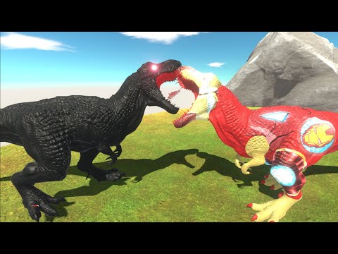 Deadly T-rex Death Run - Animal Revolt Battle Simulator