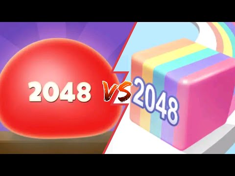 Jelly 2048 vs Jelly Run 2048 - Number Match Game, Max Level Gameplay