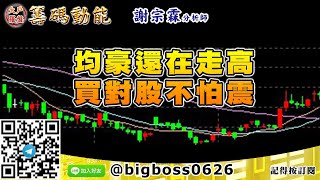 【大戶羅盤籌碼動能】 #謝宗霖1030，均豪還在走高 買對股不怕震 (圖)