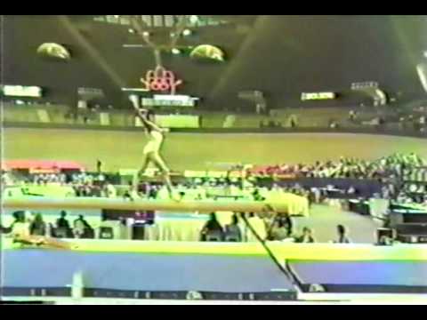 10th T JPN Tomoko Okabe BB - 1985 World Gymnastics Championships 9.400
