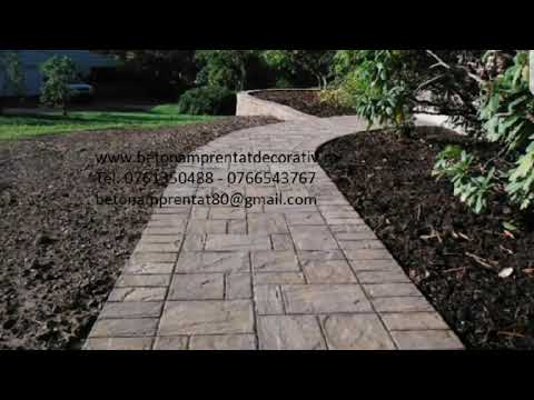 Beton Amprentat Cârnecea -Caraș-Severin  Tel.0761350488 -0766543767