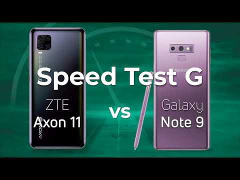 ZTE Axon 11 (SD765G) vs Samsung Galaxy Note 9 (SD845)