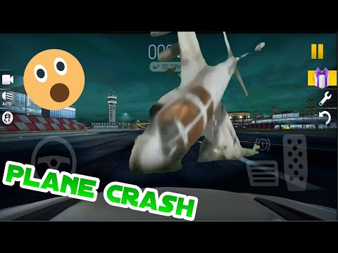 Extreme Car Driving Simulator : I crashed the plane in airport