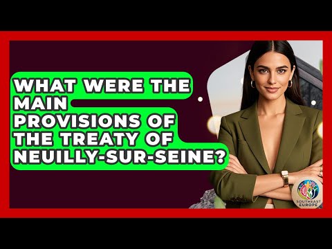 What Were The Main Provisions Of The Treaty Of Neuilly-sur-Seine? - TalkingSoutheastEurope