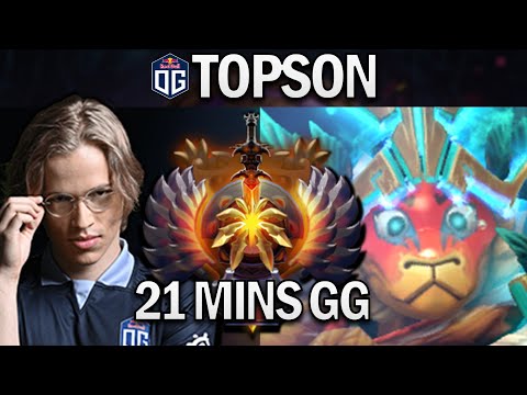 OG.TOPSON MONKEY KING - 21 MINS GG - DOTA 2 7.27 GAMEPLAY