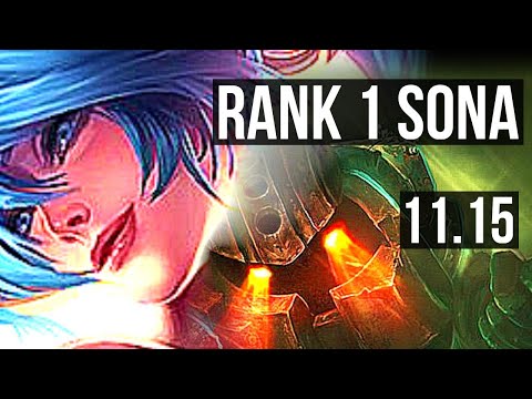 SONA & Aphelios vs NAUTILUS & Samira (SUPPORT) | Rank 1 Sona, 2/1/13 | KR Grandmaster | v11.15