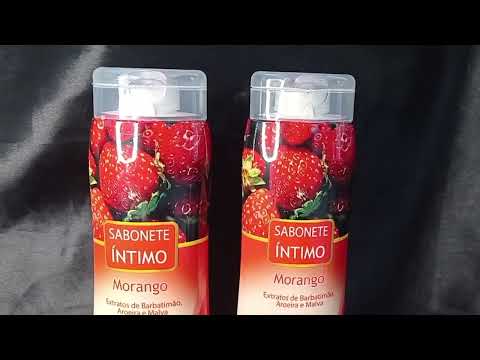 SABONETE ÍNTIMO DE MORANGO APINIL 200 ML