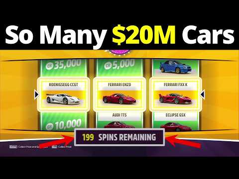 My *LUCKIEST* Super Wheelspin Opening In Forza Horizon 5!