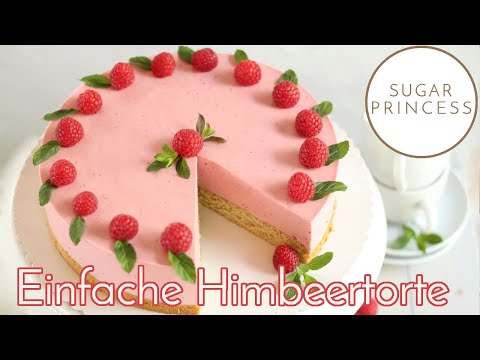 Quick and easy raspberry cake with buttermilk and almond sponge cake | Recipe by Sugarprincess