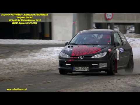 K. PRZYWARA / M. GRABOWSKA - Peugeot 206 RC - Moto Orkiestra SuperOes  WOŚP Rzeszów 12-01-2019