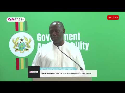 Accountability Series: Lands Minister Reveals Major Forest, Mining and Minerals Sector Updates