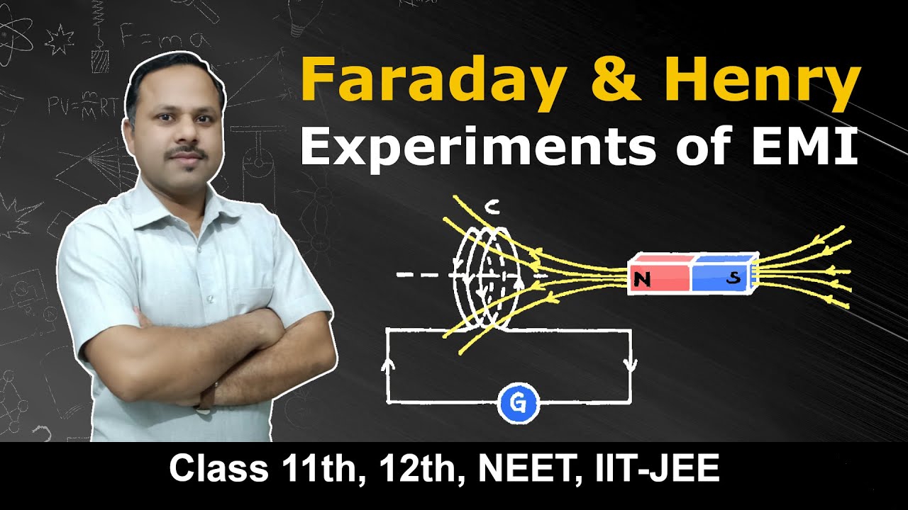 Faraday and henry experiment of Electromagnetic induction | 12th Physics #cbse