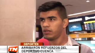 preview picture of video 'Arribaron refuerzos del Deportivo Cuenca'
