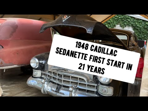 1948 Cadillac FIRST START IN 21 YEARS! #1948cadillac #WILLITRUN #WILLITSTART #1948cadillacfastback